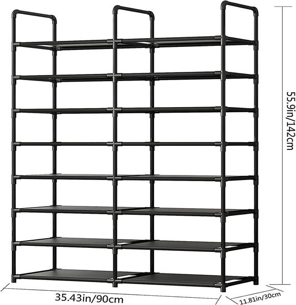 Shoe rack with cover